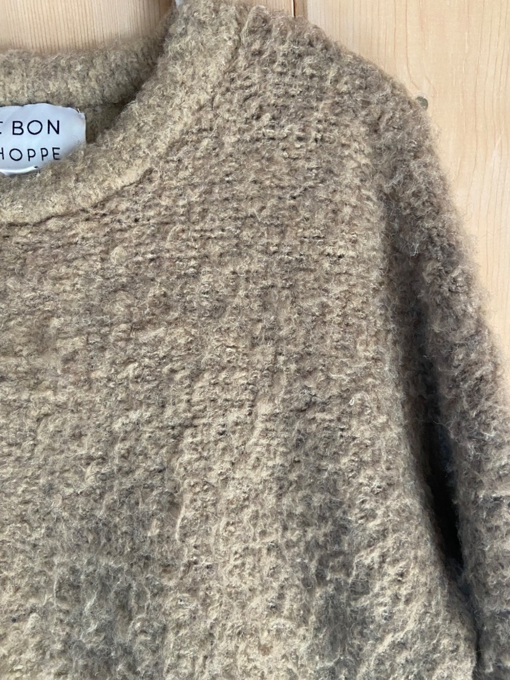 LeBon Shoppe Envie Sweater in Mushroom - Picture 4 of 5